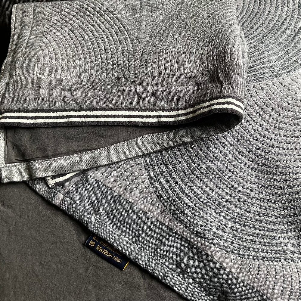 Organic Cotton Quilt / Coverlet / Bedspread and Pillow Set NWOT